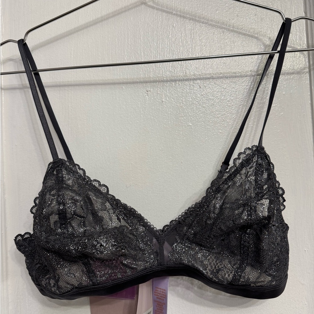 Savage X Fenty Black Lace Bralette